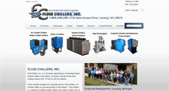 Desktop Screenshot of fluidchillers.com